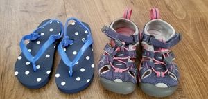 Well loved toddler girls keen sandals